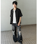 ZIPショートスリーブルーズシャツ