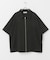 ZIPショートスリーブルーズシャツ