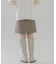 メルトン風台形ミニスカート