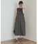 チェックキャミワンピース