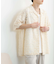 フリンジジャガードショートスリーブシャツ