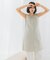le　SHIRRING MIDI ONE-PIECE