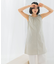 le　SHIRRING MIDI ONE-PIECE