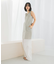 le　SHIRRING MIDI ONE-PIECE