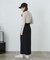 『XS・TALL展開あり』カルゼハイウエストラップスカート