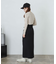 『XS・TALL展開あり』カルゼハイウエストラップスカート