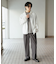 ダブルタックワイドパンツ