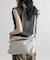 アシンメトリーフラップショルダーBAG