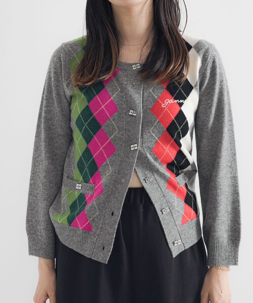 GANNI Cashmere Wool Mix Cardigan｜アーバンリサーチの通販｜&mall