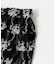 crinkle crinkle crinkle　velvet embroidery pants