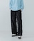 crinkle crinkle crinkle　velvet embroidery pants