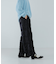 crinkle crinkle crinkle　velvet embroidery pants