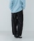 crinkle crinkle crinkle　velvet embroidery pants