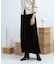 ロングスリットベロアナロースカート