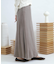 ロングスリットベロアナロースカート