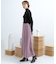 ロングスリットベロアナロースカート