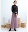 ロングスリットベロアナロースカート