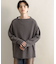 コットンタッチロールネックニット