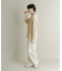 コットンタッチロールネックニット