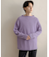 コットンタッチロールネックニット