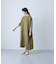 『2サイズ展開』リネンレーヨンワイドワンピース