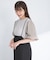 『WEB／一部店舗限定』異素材バルーンスリーブプルオーバー