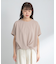 『WEB限定』フロントデザインカットジョーゼットプルオーバー