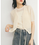 ループヤーンメッシュベスト