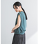 リネンコットンVネックニットベスト