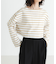『WEB／一部店舗限定』『別注』Le minor×UR　Border cropped Tee