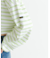 『WEB／一部店舗限定』『別注』Le minor×UR　Border cropped Tee