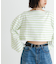『WEB／一部店舗限定』『別注』Le minor×UR　Border cropped Tee