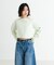 『WEB／一部店舗限定』『別注』Le minor×UR　Border cropped Tee