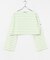 『WEB／一部店舗限定』『別注』Le minor×UR　Border cropped Tee
