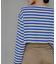 『WEB／一部店舗限定』『別注』Le minor×UR　Border cropped Tee