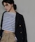 『WEB／一部店舗限定』『別注』Le minor×UR　Border cropped Tee