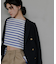 『WEB／一部店舗限定』『別注』Le minor×UR　Border cropped Tee