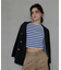 『WEB／一部店舗限定』『別注』Le minor×UR　Border cropped Tee