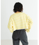 『WEB／一部店舗限定』『別注』Le minor×UR　Border cropped Tee