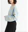 『WEB／一部店舗限定』『別注』Le minor×UR　Border cropped Tee