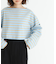 『WEB／一部店舗限定』『別注』Le minor×UR　Border cropped Tee