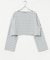 『WEB／一部店舗限定』『別注』Le minor×UR　Border cropped Tee