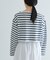 『別注』Le minor×UR　Border cropped T-shirts