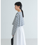 『別注』Le minor×UR　Border cropped T-shirts