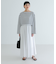 『別注』Le minor×UR　Border cropped T-shirts