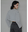 『別注』Le minor×UR　Border cropped T-shirts
