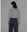 『別注』Le minor×UR　Border cropped T-shirts