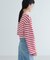 『別注』Le minor×UR　Border cropped T-shirts