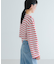 『別注』Le minor×UR　Border cropped T-shirts