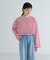 『別注』Le minor×UR　Border cropped T-shirts